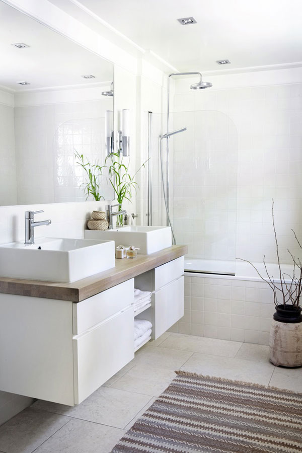 Badkamer met Nordic uitstraling