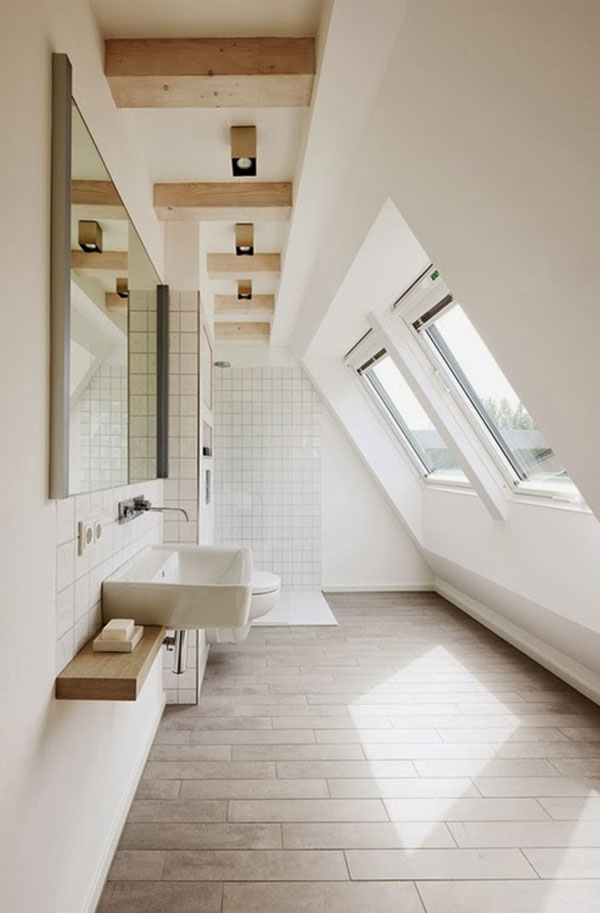 badkamer in scandinavische stijl