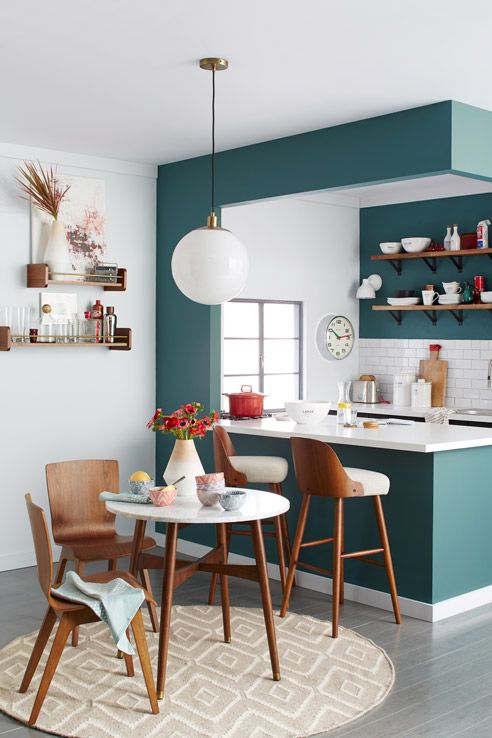 Keuken frisse kleuren